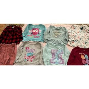 Bundle of Baby Girl Tops 18 months Fleece and Knit Seller ID 122